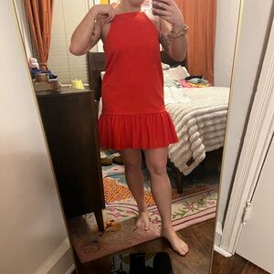 Zara Vibrant Red Mini Dress
